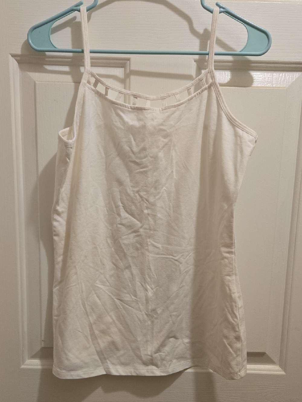 Maurices Cream Cotton Blend Tank Top